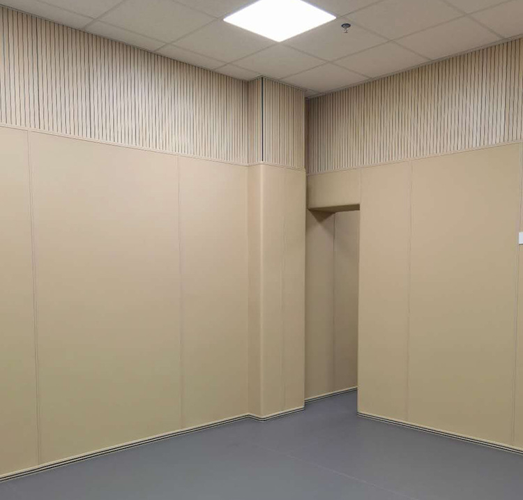 紀(jì)檢談話室軟包安裝前整體構(gòu)建